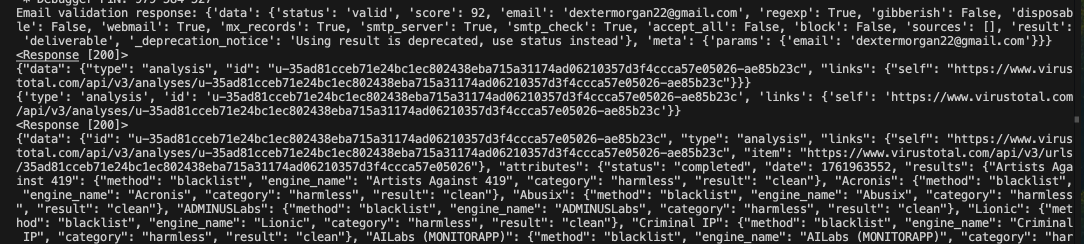 Phishing Detection Tool